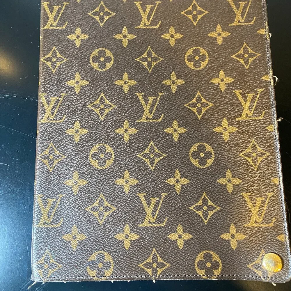 Louis Vuitton Monogram Tablet Case - Brown and Gold